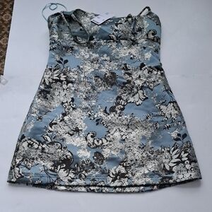 Urban Outfitters Blue and White Floral Kids Dress